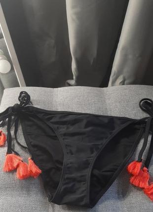 Чернве плавки на завязках от ккпальника vero moda