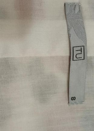 Льняная блуза 100% лен, яркая s-m8 фото