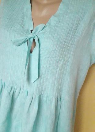 Мила блуза льняна2 фото