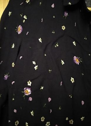 Розкішна блуза блузка сорочка сорочка квіткова квіти з віскози tu розмір 38-403 фото