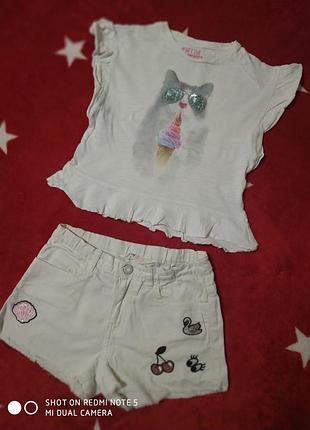 Комплект, шорты плюс майка 6