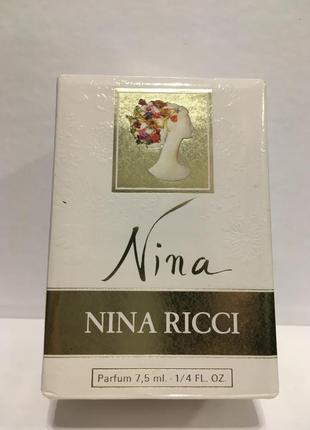 Nina ricci nina духи 7,5 мл винтажные оригинал редкость