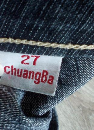 Джинсовая стрейчивая винтажная юбка 27 chuangba ( оригинал)8 фото