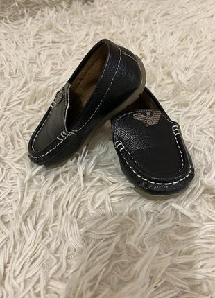 Детские мокасины armani