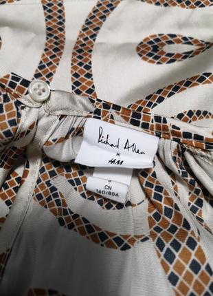 Шелковая блуза richard allan & hm4 фото