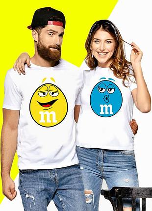 Парні футболки push it з принтом m_m's код фп000155