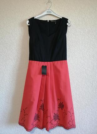 Сарафан натуральный с вышевкой по низу, америка.