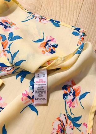 Красивая блуза в цветочный принт "george"2 фото