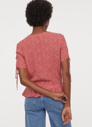 Блуза,блузка прованс в квітковий принт h&m2 фото