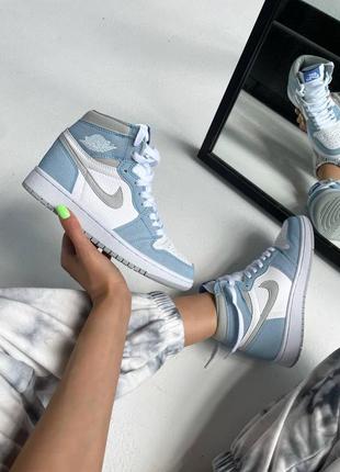 Nike air jordan 1 retro high royal blue 💙, жіночі кросівки найк джордан7 фото