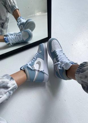 Nike air jordan 1 retro high royal blue 💙, жіночі кросівки найк джордан4 фото