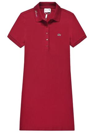 Классическое платье от известного бренда lacoste