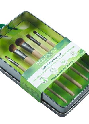 Набір кистей для макіяжу очей ecotools defined daily eye kit2 фото