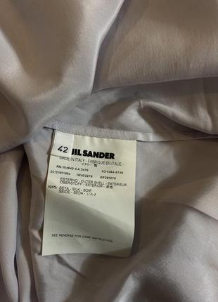 Шовкова плаття jil sander шелковое лиловое  платье jil sander10 фото