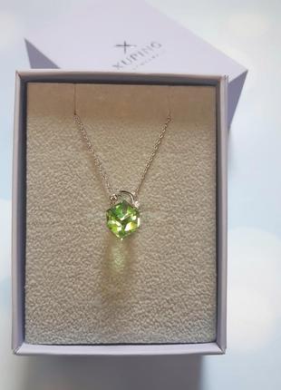 Кулон xuping с кристаллом swarovski 💚