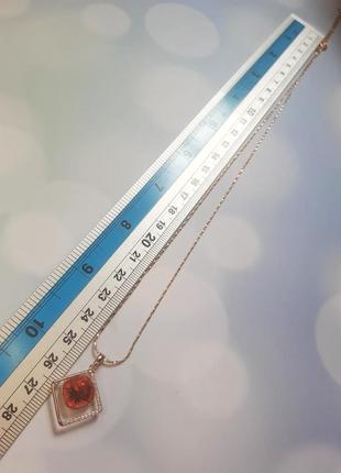 Кулон  xuping с кристаллом swarovski 💖 нюанс8 фото
