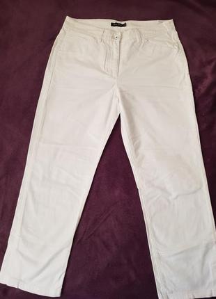 Летние брюки из натуральной ткани -  котон с эластаном