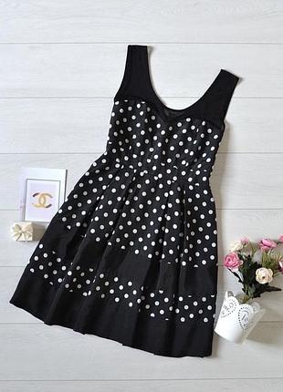 Трендове плаття-сарафан в горох