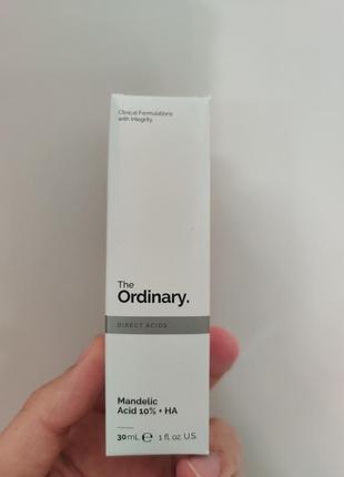 Пилинг с миндальной кислотой the ordinary mandelic acid 10% + ha2 фото