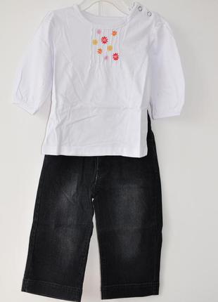 Костюм -трієчка джинси кофта реглан на зростання 80-90-954 фото