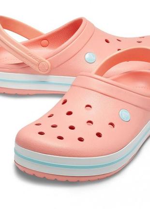 Оригинальные яркие кроксы, сабо fun crocs сабо crocband melon ice classic