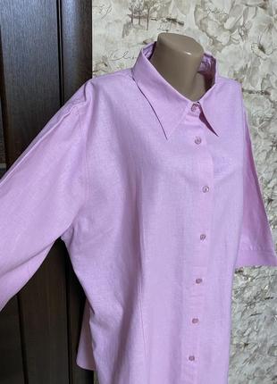 Шикарна лляна,лілова,подовжена спідниця з розрізами !!!3 фото