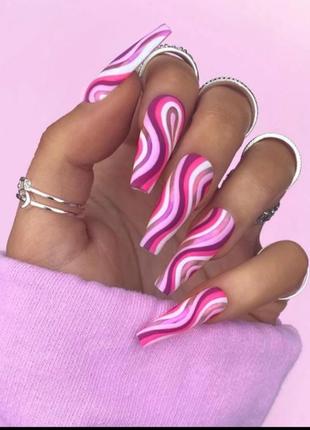 Накладные ногти 24 штуки