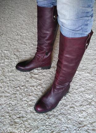 Кожаные итальянские демисезон сапоги fellini 37р