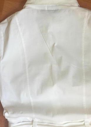 Білосніжна бавовняна блуза mexx3 фото
