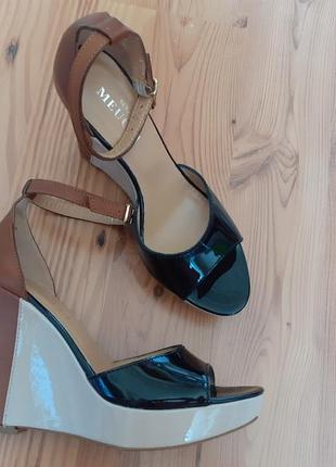 Sesto meucci босоніжки на танкетці, платформі 24. 5 див. , оригінальна взуття з сша