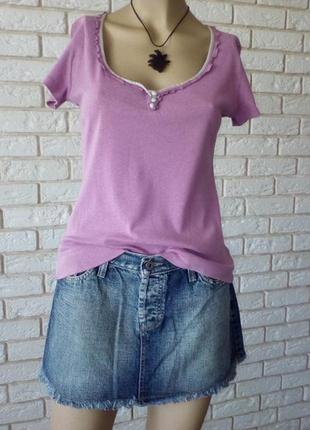 Красивая женская футболка 100% котон + 100% шелк 12 monsoon3 фото