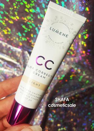 Cc крем lumene тональный крем cc color correcting cream відтінок light3 фото