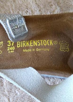 Birkenstock ортопедические кожаные вьетнамки, сандалии, босоножки, шлепанцы   германия9 фото