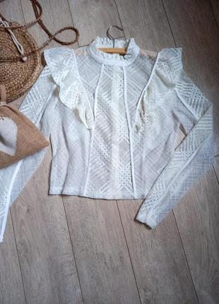 Ніжна повітряна блуза h&m