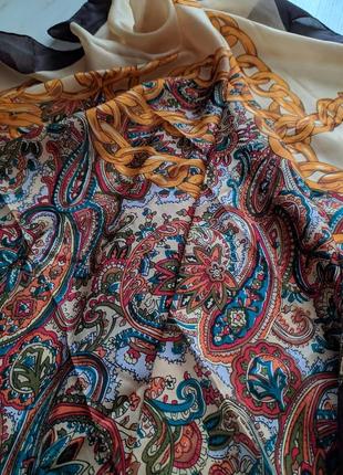 Шёлковый платок в стиле hermes4 фото