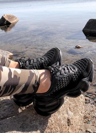 Жіночі легкі літні кросівки з дихаючої сіткою на платформі, жіночі кросівки1 фото