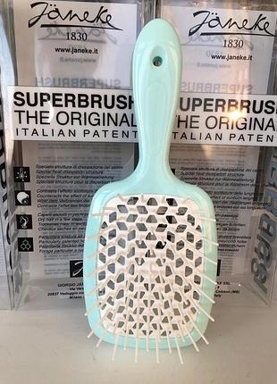 Гребінець janeke 1830superbrush в кольорі тіффані