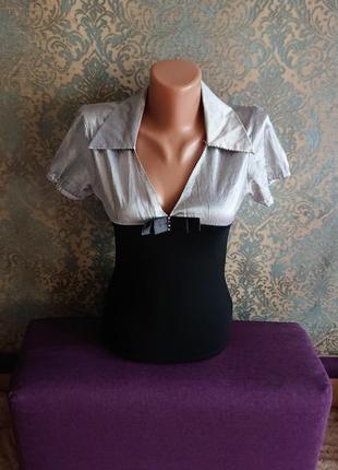Акция 🔥 скидки 🏷️ женская футболка с воротничком блузка блузочка блуза