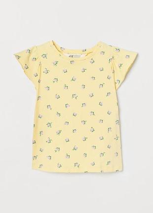 Милі футболочка з квітковим принтом h&m