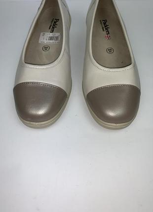 Женские кожаные фирменные туфли padders. размер 39. стелька 25.5 фото