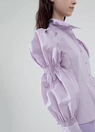 Zara блуза, сорочка з широкими рукавами zara зара4 фото