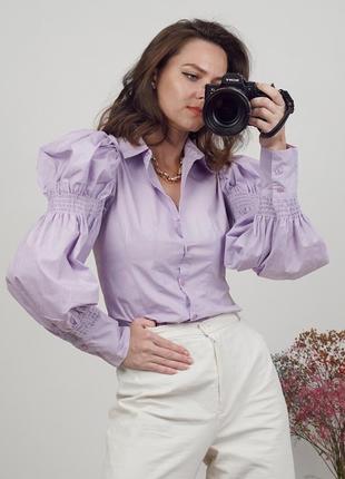 Zara блуза, рубашка с объёмными рукавами zara зара3 фото