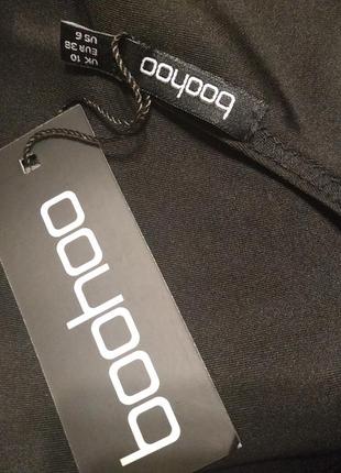 Актуально чорне плаття, класичний сарафан boohoo новий з біркою, с-м (42-44)7 фото