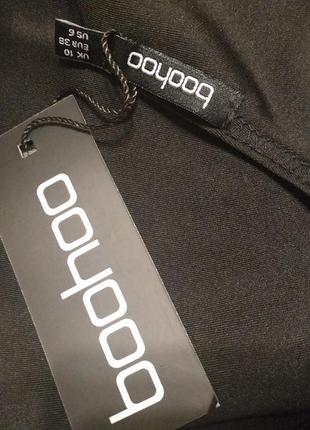 Aктуально чёрное платье, классический сарафан boohoo новый с биркой, с-м (42-44)7 фото