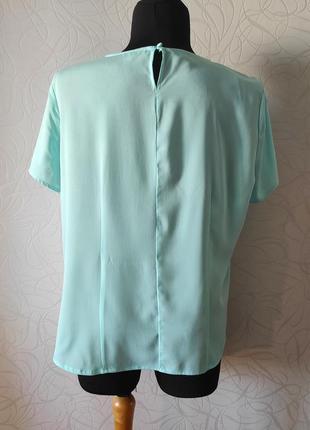 Річна блузка м'ятного кольору євро розмір 48-503 фото