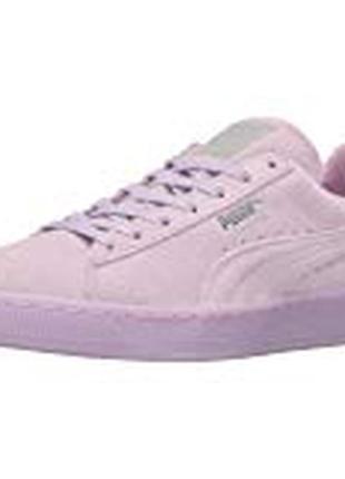 Кожаные кроссовки-сникеры puma 9mus стелька 25,7см1 фото