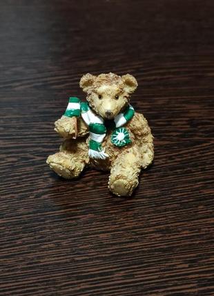 Вінтажна фігурка стильний ведмедик тедді cherished teddies англія1 фото