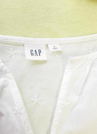 Батистовая блузка з прошвой gap3 фото