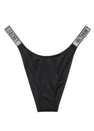 Купальник зі стразами victoria's secret shine strap & brazilian panty3 фото