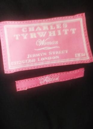 Черная рубашка charles tyrwhitt англия3 фото